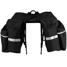 BV Bicycle Panniers with Adjustable Hooks and Carrying Handle