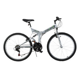 Stowabike 26- Folding Dual Suspension Mountain Bike 18 Speed